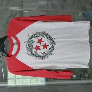 Tennessee tri star holiday tee